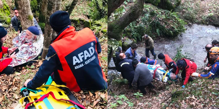 Kayıp yaşlı adam 24 saat sonra sağ bulundu