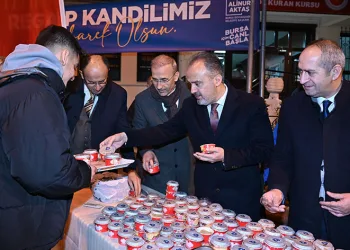 Bursa’da mübarek 3 aylara coşkulu karşılama