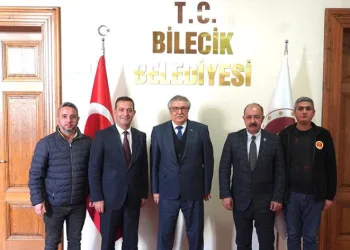 Yeni Başkan Kaya’ya hayırlı olsun ziyareti