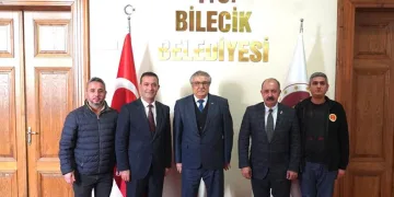 Yeni Başkan Kaya’ya hayırlı olsun ziyareti