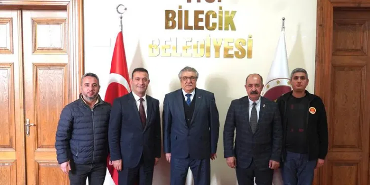 Yeni Başkan Kaya’ya hayırlı olsun ziyareti