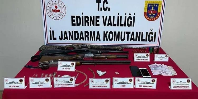 Keşan’da uyuşturucu operasyonu