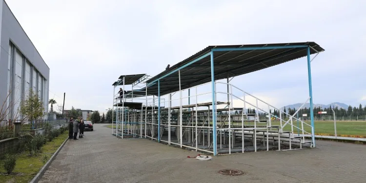 Dalaman Stadı’na yeni tribün