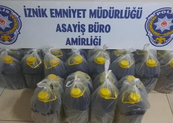 Bursa’da zeytinyağı hırsızları yakalandı