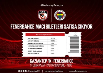 Gaziantep FK-Fenerbahçe maçı biletleri satışta
