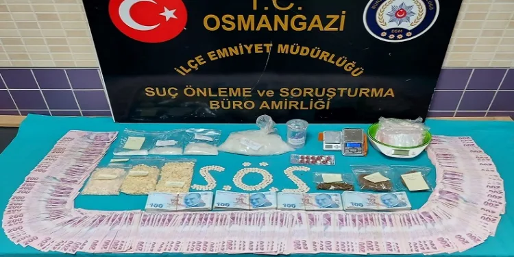 Bursa’da uyuşturucu operasyonu