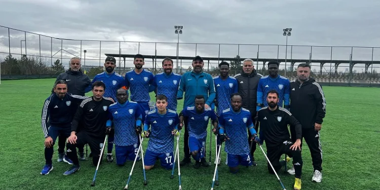 Şahinbey Ampute Futbol Takımından farklı skor 11-1