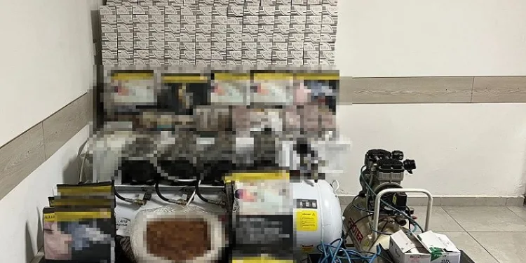Kocaeli’de 93 bin 924 boş ve dolu makaron ele geçirildi