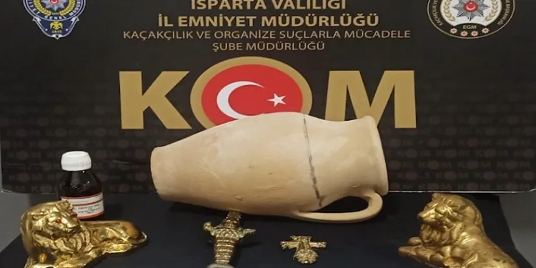 Isparta’da kaçakçılık operasyonu