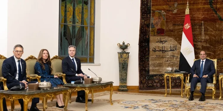 ABD Dışişleri Blinken, Mısır Cumhurbaşkanı es-Sisi ile görüştü