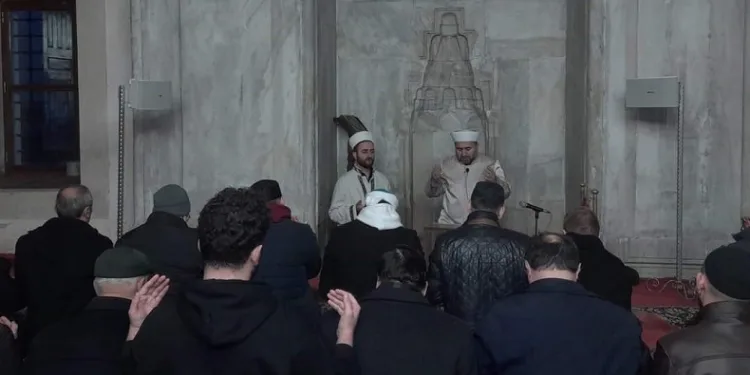 Edirne’de camilerde şehitler için dua edildi