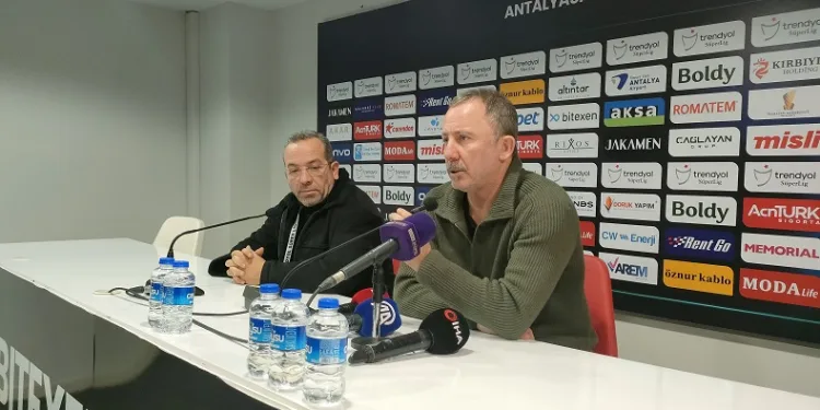 Antalyaspor Teknik Direktörü Sergen Yalçın: “1 puan üzücü”