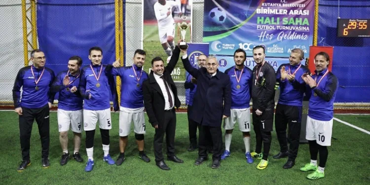Kütahya’da Birimler Arası Halı Saha Futbol Turnuvası düzenlendi
