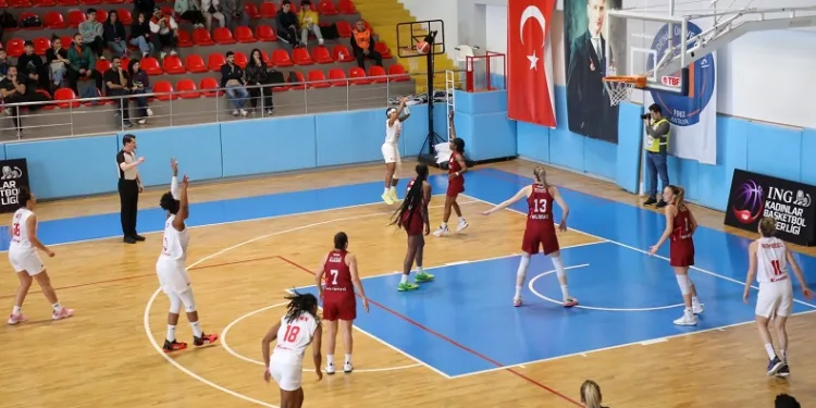 TKBL: Antalya Büyükşehir Belediyespor Toroslar Basketbol: 81- Melikgazi Kayseri Basketbol: 80