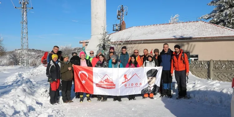 BİDOS’tan şehitler için 12 kilometrelik yürüyüş