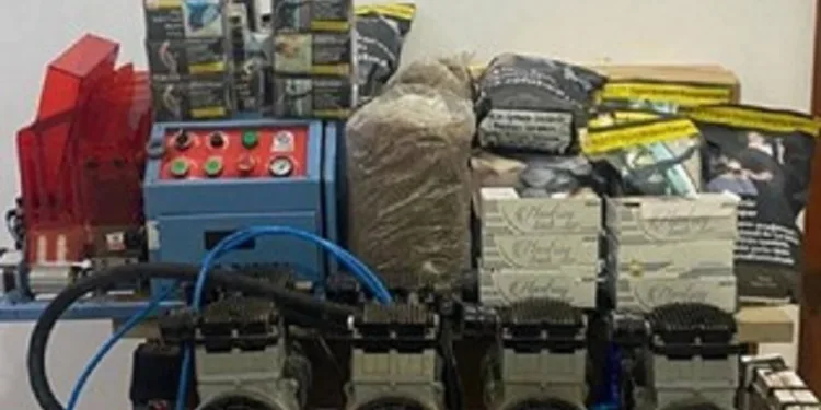 Tekirdağ’da kaçak tütün ve makaron operasyonu