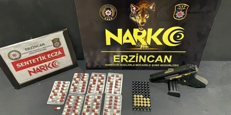 Erzincan’da uyuşturucu operasyonu