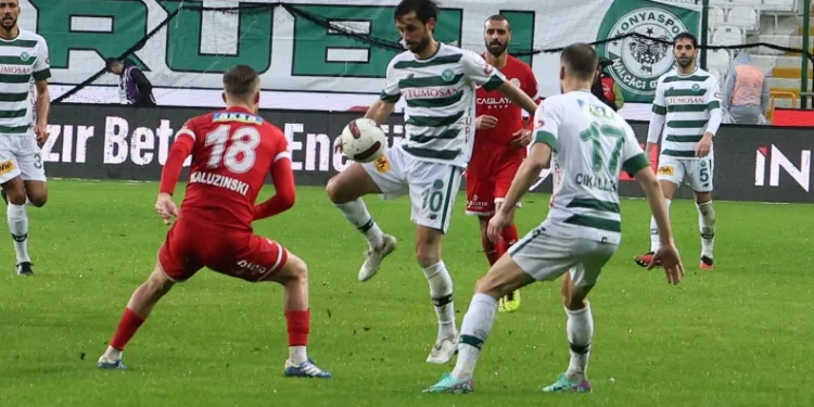 Trendyol Süper Lig: Konyaspor: 1 – Antalyaspor: 1