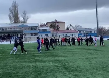 Erzurum’da maç sonunda arbede
