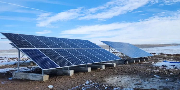 Malazgirt güneş enerjisi ile suya kavuştu