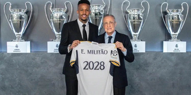 Real Madrid, Eder Militao’nun sözleşmesini uzattı