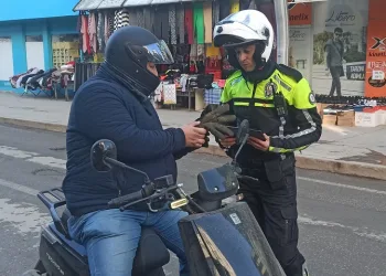 Bafra’da motosiklet denetimi