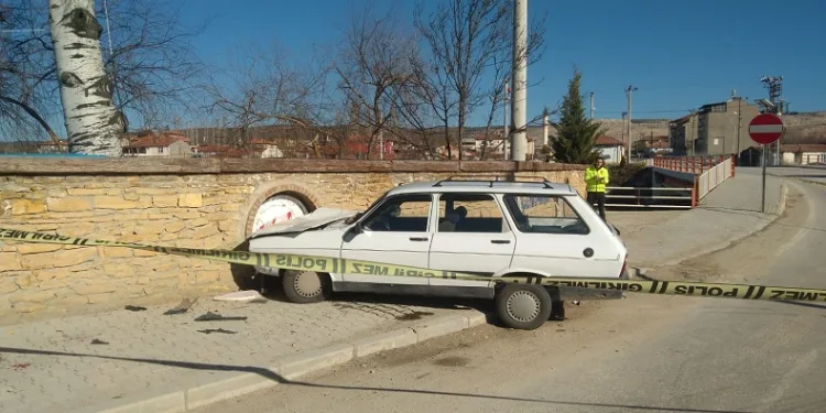 Hisarcık’ta trafik kazası: 1 yaralı