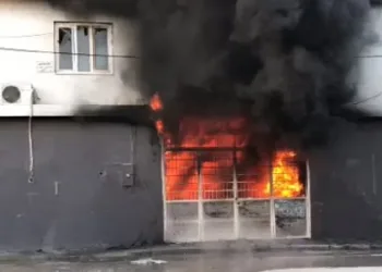 Adana’da atölye yangını