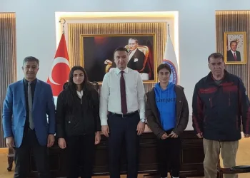 Kayak İl Temsilcisi Erdoğan’dan Kaymakam Ayyıldız’a ziyaret