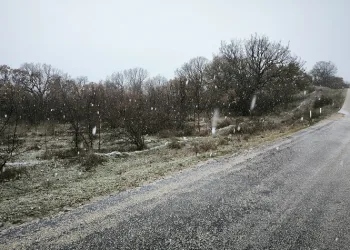 Kırklareli’nde kar etkili oluyor