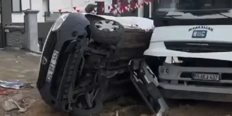Bursa’da freni boşalan kamyon faciaya sebep oluyordu
