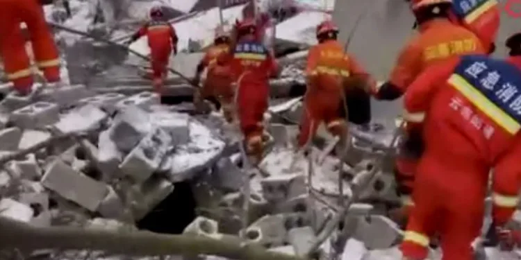 Çin’de heyelan: 47kişi toprak altında