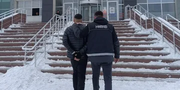 Kars’ta 12 cezası olan şahıs yakalandı