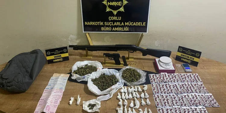 Tekirdağ’da uyuşturucu operasyonu: 6 kişi yakalandı