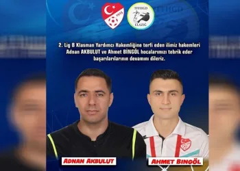 Elazığ’dan iki hakem B Klasman’a terfi etti