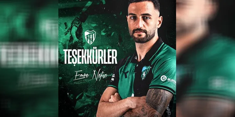 Kocaelispor, Emre Nefiz’in sözleşmesini karşılıklı olarak feshetti