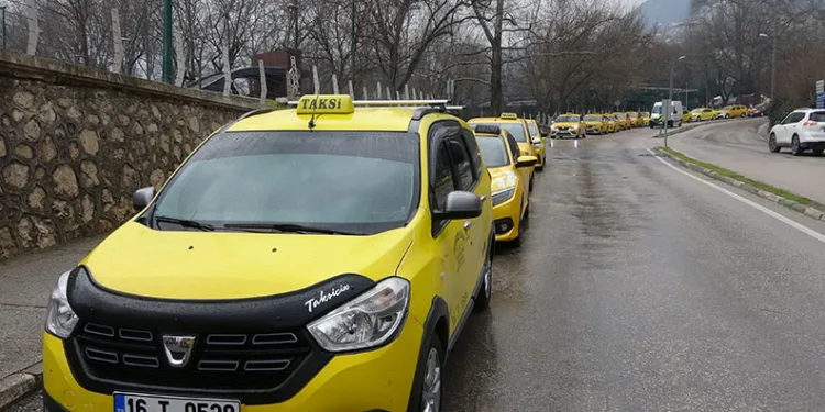 Bursa’da taksi ücretlerine zam