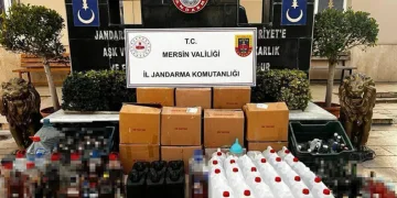 Mersin’de sahte içki üretenlere operasyon