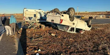 Midyat’ta trafik kazası: 4 yaralı