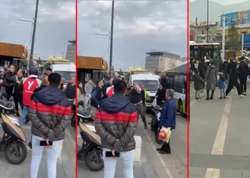 Bursa’da yumruklu yol verme kavgası