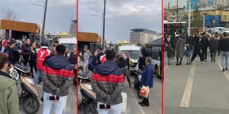 Bursa’da yumruklu yol verme kavgası