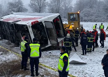 Kastamonu’da otobüs devrildi: 6 ölü, 33 yaralı