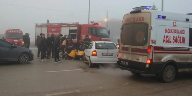 Çan’da trafik kazası: 1 yaralı