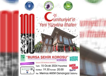 Sahne yeniden Bursa Şehir Korosu’nun