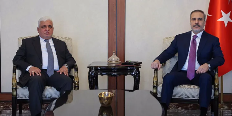 Bakan Fidan, Haşdi Şabi Heyeti Başkanı Feyyad ile görüştü