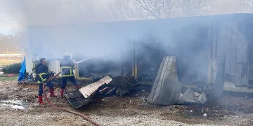 Kırklareli’de işçilerin kaldığı konteynerde yangın