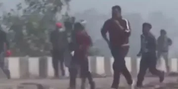 Çiftçi protestosuna biber gazlı müdahale