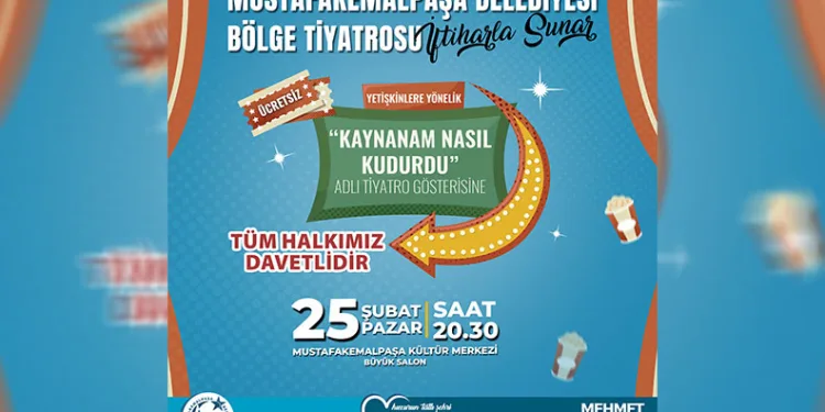 Mustafakemalpaşa Belediyesi Bölge Tiyatrosu’nda sezon açılışı