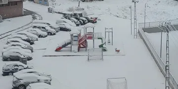 Kış Aşkale’ye geri geldi