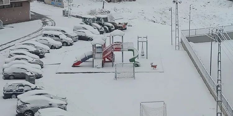 Kış Aşkale’ye geri geldi